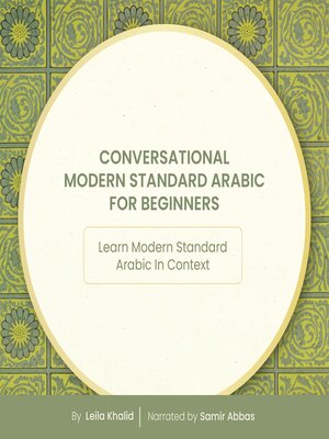 cover image of Conversational Modern Standard Arabic for Beginners